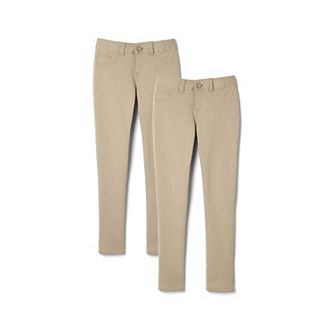 Girls 4-20 French Toast 2-Pack Skinny Ponte 5-Pocket Pants