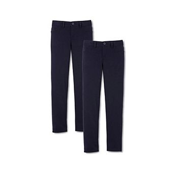 Girls 4-20 French Toast 2-Pack Skinny Ponte 5-Pocket Pants