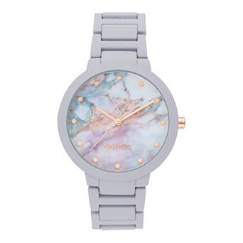 Nine West Women's Lavender Dial Marbleized Watch