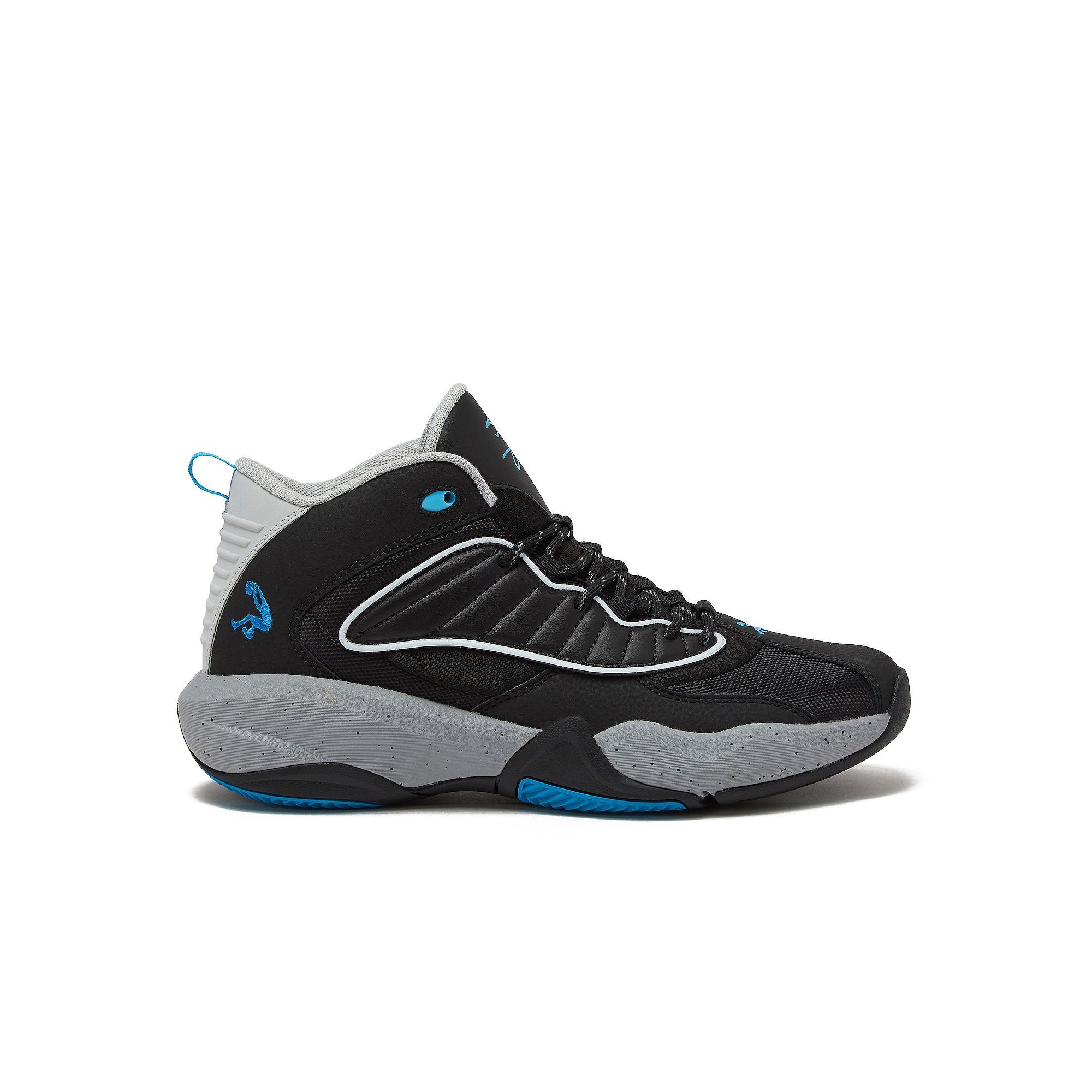 Shaq Speed Demon Mens Basketball Shoes, Size: 8, Black Gray