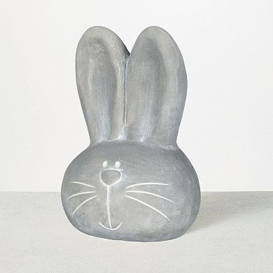 Haven Living Bunny Head Figurine 6 in. Table Decor