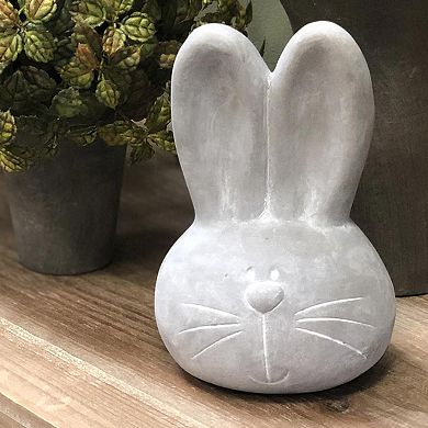 Haven Living Bunny Head Figurine 6 in. Table Decor