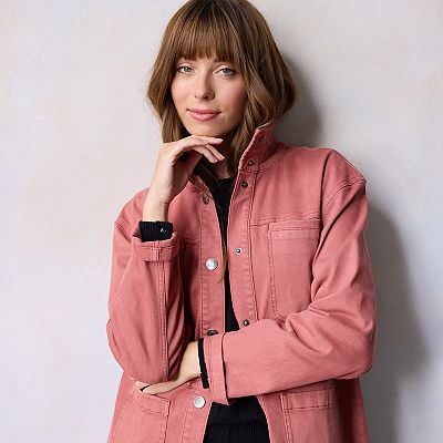 Women's LC Lauren Conrad Anorak Denim Jacket