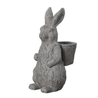 Haven Living Rabbit Basket Planter