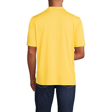 Men's Lands' End Short Sleeve Quick-Dry Stain-Release Polo Shirt