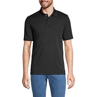 Men's Lands' End Short Sleeve Quick-Dry Stain-Release Polo Shirt
