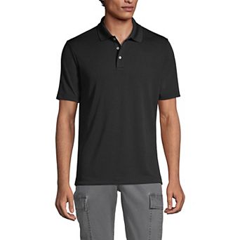 Men's Lands' End Short Sleeve Moisture-Wicking Active Polo Shirt
