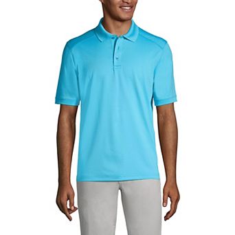 Men's Lands' End Short Sleeve Rapid-Dry Active Polo Shirt