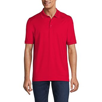 Men's Lands' End Short Sleeve Rapid-Dry Active Polo Shirt