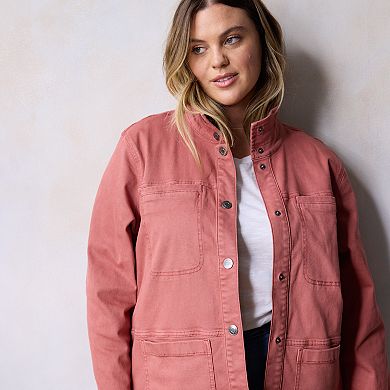 Women's LC Lauren Conrad Anorak Denim Jacket