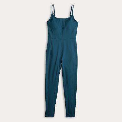 Juniors' SO Sporty Seamed Long Unitard