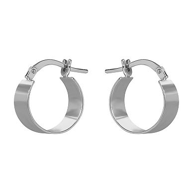 Style Your Way Sterling Silver Small Hoop Earrings