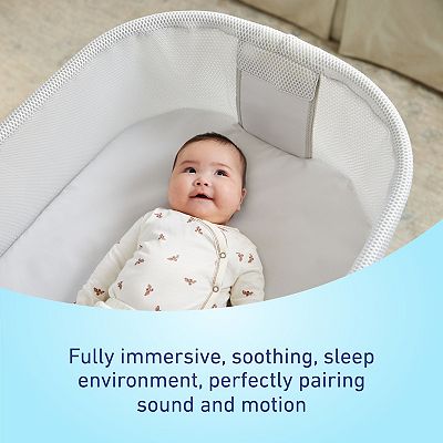 Graco SmartSense Soothing Baby Bassinet Luna