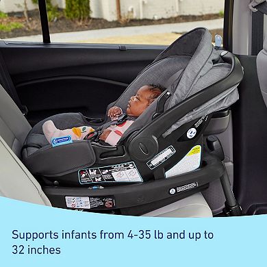 Graco SnugRide 35 DLX Infant Car Seat & Base with Load Leg Technology