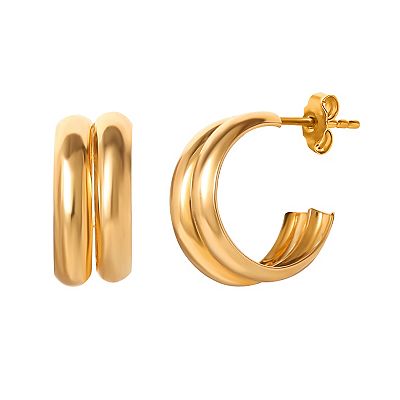 Kohls huggie earrings deals