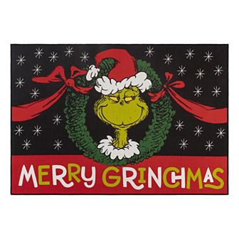 Dr. Seuss' How the Grinch Stole Christmas Merry Grinchmas Area Rug