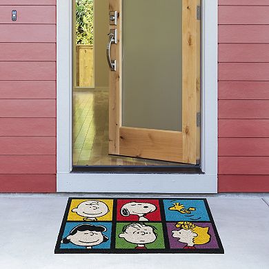 Peanuts House Patch Coir Door Mat 2-pk.