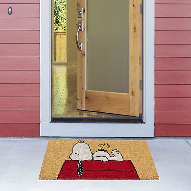 Peanuts House Patch Coir Door Mat 2-pk.