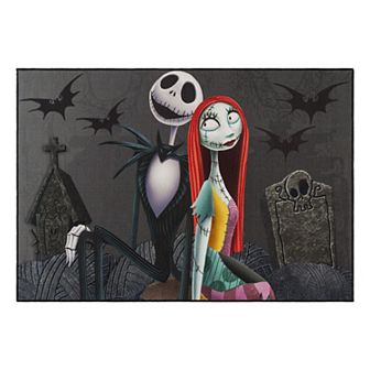 Disney's The Nightmare Before Christmas Jack & Sally Area Rug