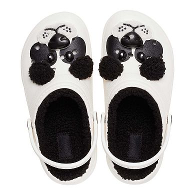 Crocs Classic Lined I Am Panda Bear Toddler Clogs