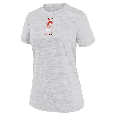 Women's Nike White San Francisco Giants City Connect Practice Velocity T-Shirt