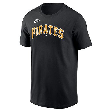 Men's Nike Roberto Clemente Black Pittsburgh Pirates Fuse Name & Number T-Shirt