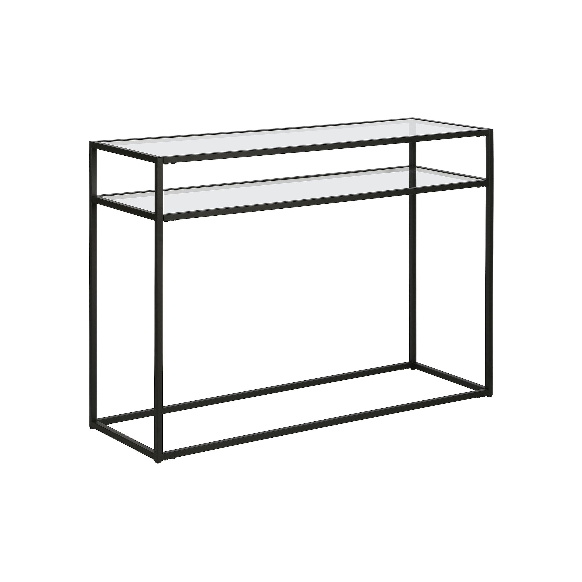 Finley & Sloane Addison Rectangular Console Table, Blackened Bronze