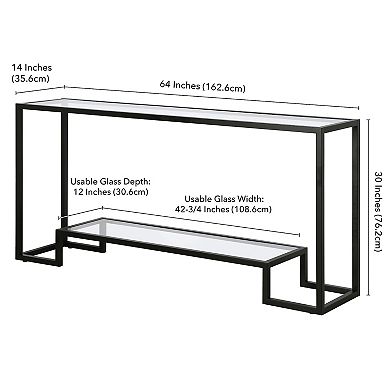 Finley & Sloane Athena Rectangular Console Table