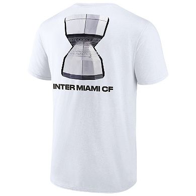 Men's Fanatics Branded White Inter Miami CF 2023 Leagues Cup Champions
