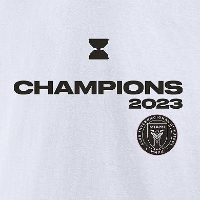 Men's Fanatics Branded White Inter Miami CF 2023 Leagues Cup Champions