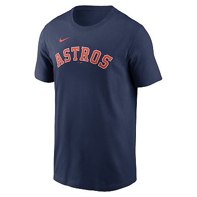 Men's Nike Jose Altuve Navy Houston Astros Fuse Name & Number T-Shirt