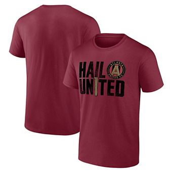 Men's Fanatics Branded Red Atlanta United FC Iconic Team Chant T-Shirt