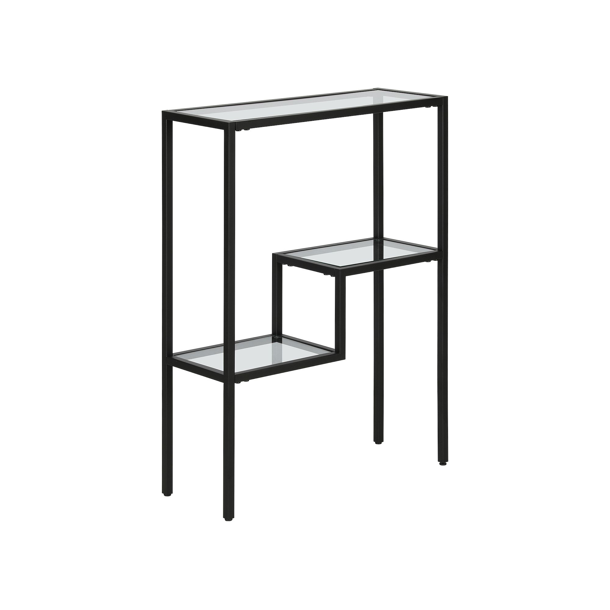 Finley & Sloane Lovett 29.5 x 22 Rectangular Console Table, Blackened 