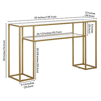Finley & Sloane Marilyn Rectangular Console Table