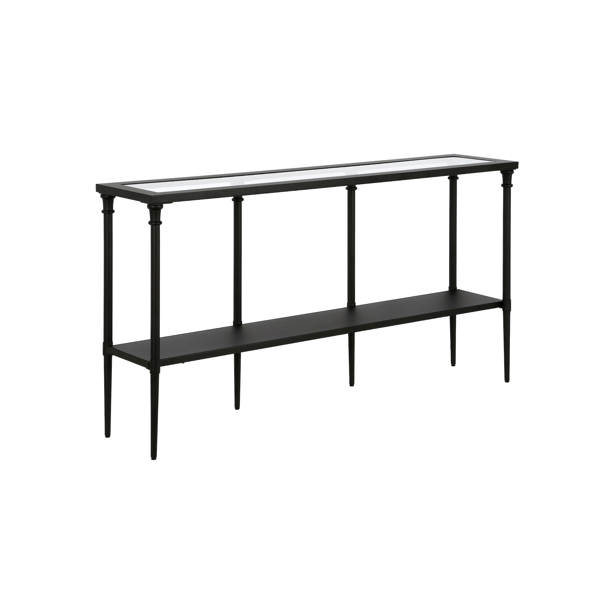 Finley & Sloane Dafna Rectangular Console Table, Blackened Bronze