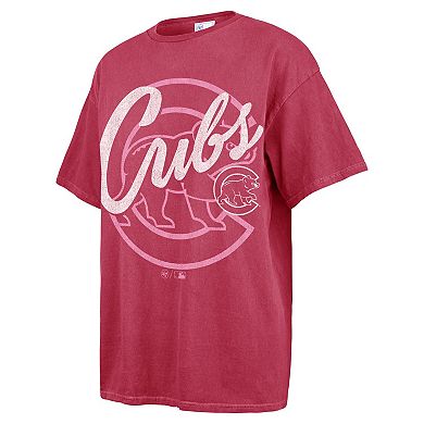 Women's '47 Pink Chicago Cubs Dopamine Tradition T-Shirt