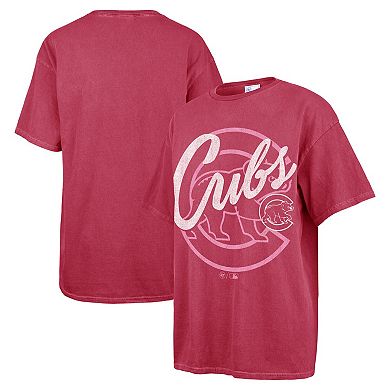 Women's '47 Pink Chicago Cubs Dopamine Tradition T-Shirt