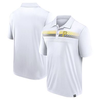 Men's Fanatics Branded White Pittsburgh Pirates Victory For Us Interlock Polo