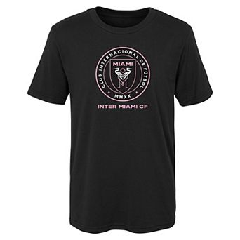 Preschool Black Inter Miami CF Primary Logo T-Shirt