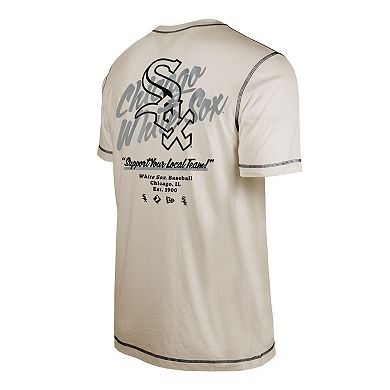 Men's New Era White Chicago White Sox Team Split T-Shirt