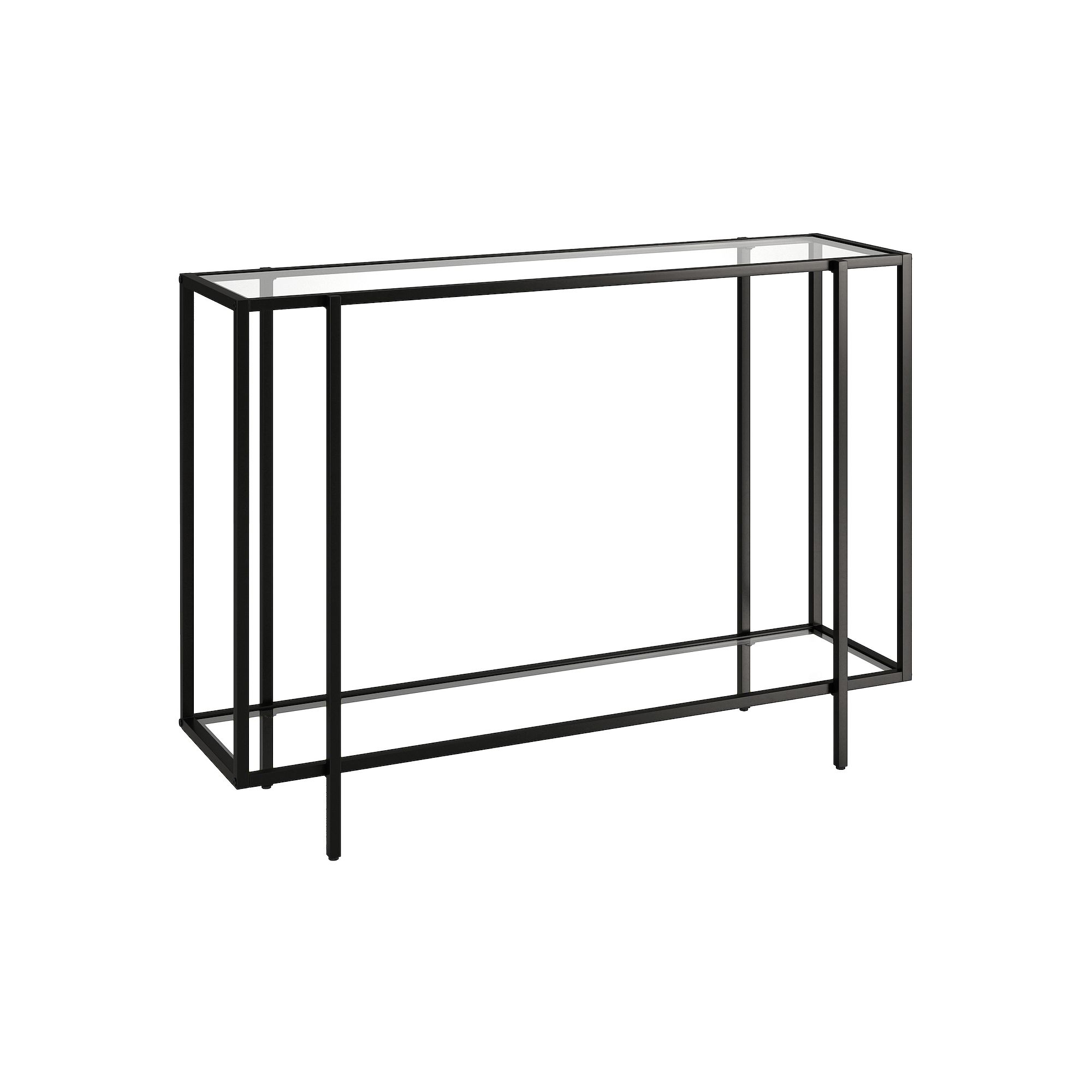 Finley & Sloane Vireo Rectangular Console Table, Blackened Bronze