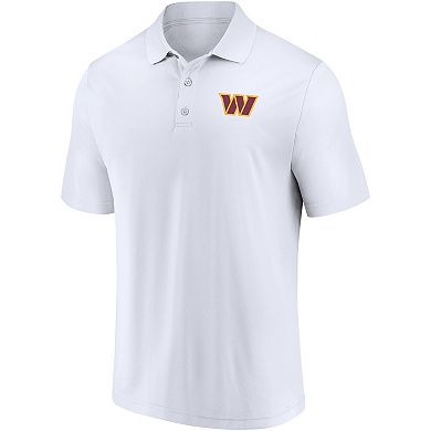 Men's Fanatics White Washington Commanders Component Polo