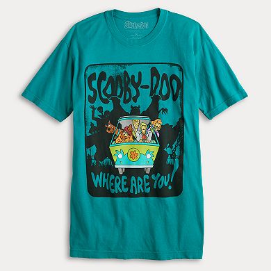 Men's Scooby Doo Zombie Chase "Where Are You?" Graphic Tee