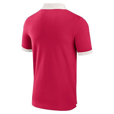 Men's Fanatics Branded Red St. Louis City SC Second Period Polo Shirt