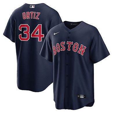 Men's Nike David Ortiz Navy Boston Red Sox Alternate Replica Player Jersey