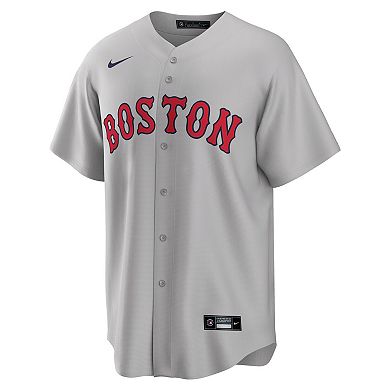 Men's Nike David Ortiz Gray Boston Red Sox Road Replica Player Jersey