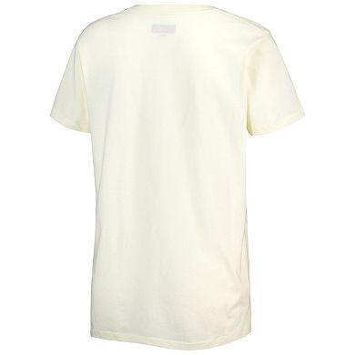 Women's New Era Cream Washington Commanders Chrome Sideline T-Shirt