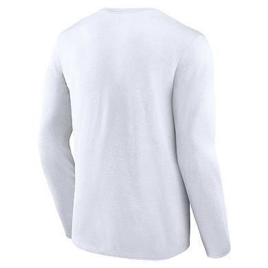 Men's Fanatics Branded White New York Giants Long Sleeve T-Shirt