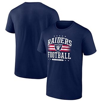 Men's Fanatics Navy Las Vegas Raiders Big & Tall Americana T-Shirt