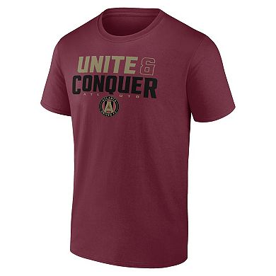 Men's Fanatics Branded Red Atlanta United FC Fundamentals T-Shirt